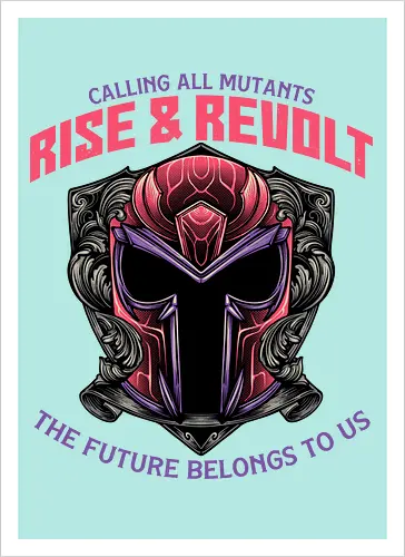 Mutants Rise and Revolt - Comics, comic book, movie, superhero, mutant, character, action, sci-fi - Artprint