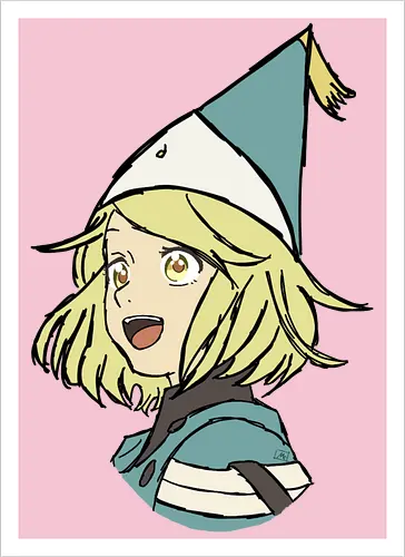 Coco- Witch Hat Atelier fanart - Witch Hat Atelier, Witch Hat Atelier art, Witch Hat Atelier characters, Witch Hat Atelier anime, Witch Hat Atelier coco, Witch Hat Atelier Qifrey, anime fanart, anime characters, anime merch, anime universe, anime art - Artprint