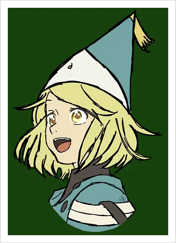 Coco- Witch Hat Atelier fanart - Witch Hat Atelier, Witch Hat Atelier art, Witch Hat Atelier characters, Witch Hat Atelier anime, Witch Hat Atelier coco, Witch Hat Atelier Qifrey, anime fanart, anime characters, anime merch, anime universe, anime art - Artprint