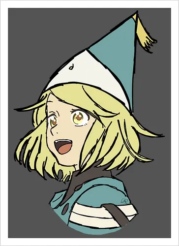Coco- Witch Hat Atelier fanart - Witch Hat Atelier, Witch Hat Atelier art, Witch Hat Atelier characters, Witch Hat Atelier anime, Witch Hat Atelier coco, Witch Hat Atelier Qifrey, anime fanart, anime characters, anime merch, anime universe, anime art - Artprint