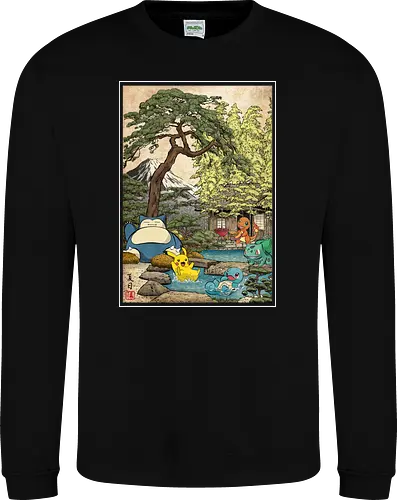 School of witchcraft and wizard woodblock - Sweatshirt