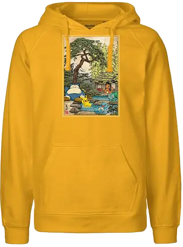School of witchcraft and wizard woodblock - Fairtrade Hoodie