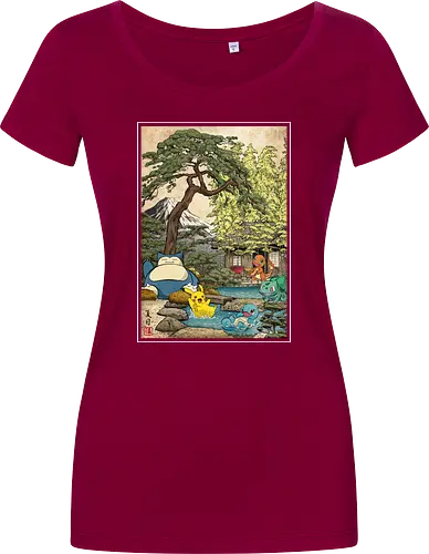 School of witchcraft and wizard woodblock - Women T-Shirt
