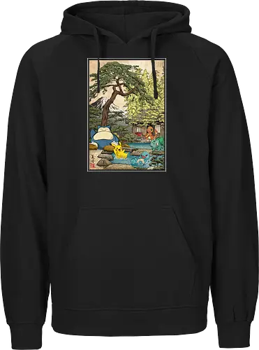 School of witchcraft and wizard woodblock - Fairtrade Hoodie