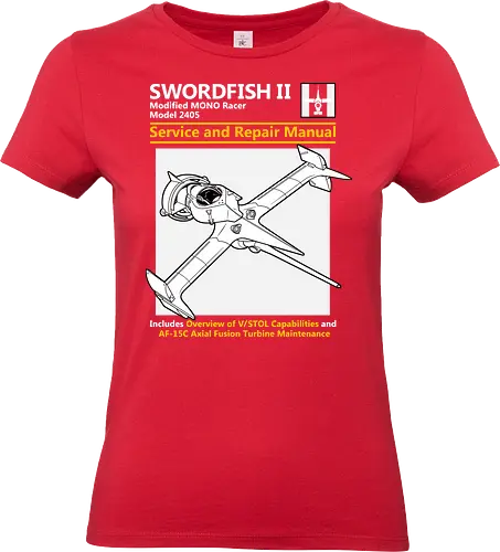 Modifizierter MONO Racer Weltraumjäger Technisches Servicehandbuch - Weltraumjäger technisches Handbuch, modifizierter MONO Racer, Haynes Parodie Anime Kunst, Vintage Raumschiff Design, Geek Weltraumjäger Druck, Anime technisches Handbuch Kunst, Weltraumjäger Shirt, axiale Fusionsturbine Design, Anime technisches Schiff Druck, Haynes Parodie Kunst, Anime Nerd Shirt, exklusives Weltraumjäger Design, Sci-Fi Schiff Druck, Premium Anime technische Kunst, Space Western Shirt - Standard T-Shirt (Women)