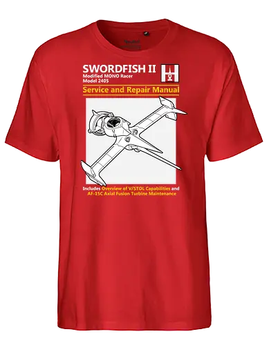 Modifizierter MONO Racer Weltraumjäger Technisches Servicehandbuch - Weltraumjäger technisches Handbuch, modifizierter MONO Racer, Haynes Parodie Anime Kunst, Vintage Raumschiff Design, Geek Weltraumjäger Druck, Anime technisches Handbuch Kunst, Weltraumjäger Shirt, axiale Fusionsturbine Design, Anime technisches Schiff Druck, Haynes Parodie Kunst, Anime Nerd Shirt, exklusives Weltraumjäger Design, Sci-Fi Schiff Druck, Premium Anime technische Kunst, Space Western Shirt - Fairtrade T-Shirt