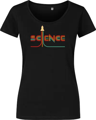Simply Science - science, curiosity, engineer, geek, minimalist, nerd, physics, retro, rocket, science lover, science student, space, stem, vintage, exploration - Women T-Shirt