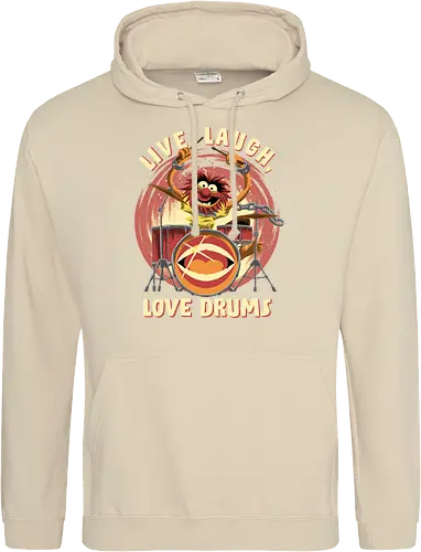 Love Drums - puppet, Animal, Mayhem, Drums - Standard Hoodie