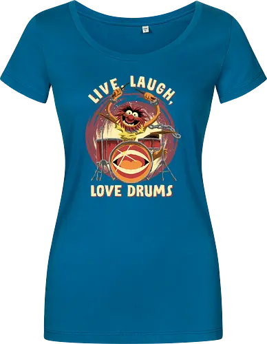 Love Drums - puppet, Animal, Mayhem, Drums - Women T-Shirt