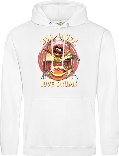 Love Drums - puppet, Animal, Mayhem, Drums - Standard Hoodie