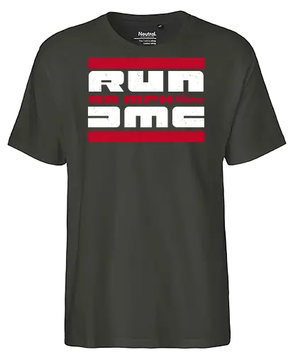 Run 88mph - RUN DMC, Future, Delorean - Fairtrade T-Shirt