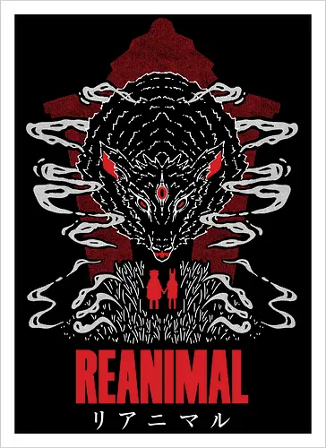 ANIMAL - SPOOKY, GAMER, GEEK, TARSIER, VIDEO GAME, TERROR, HORROR, LAMB, SHEEP, ANIMAL - Artprint