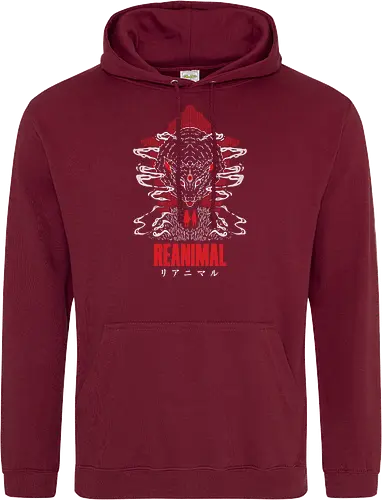 ANIMAL - SPOOKY, GAMER, GEEK, TARSIER, VIDEO GAME, TERROR, HORROR, LAMB, SHEEP, ANIMAL - Standard Hoodie