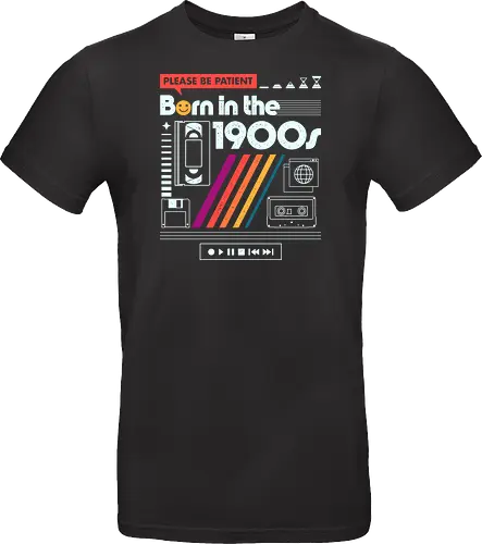 Born in the 1900s - 1900s, cassette tape, coding, computer, developer, floppy disk, funny, geek, internet, movies, music, nerd, nostalgia, programmer, vhs - Standard T-Shirt