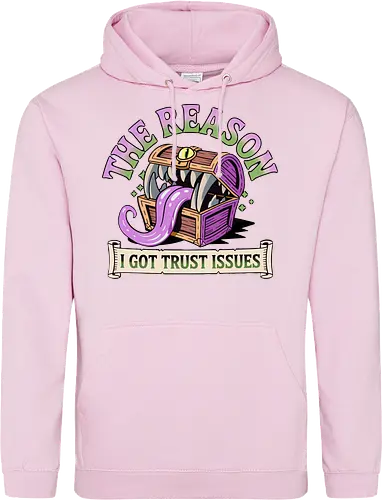 The reason I got trust issues - dnd mimic, trust issues, ttrpg gift, dungeon master, critical role, dnd monster, goblin dice, critical hit - Standard Hoodie