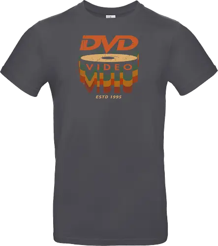 DVD Video 95 - Physical media, real media, dvd, cd, blu ray, digital code, real games, own game, own the game, 90s, 1995, gaming, gamergate - Standard T-Shirt