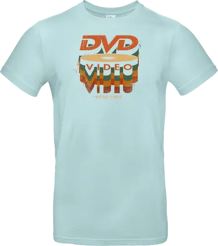 DVD Video 95 - Physical media, real media, dvd, cd, blu ray, digital code, real games, own game, own the game, 90s, 1995, gaming, gamergate - Standard T-Shirt