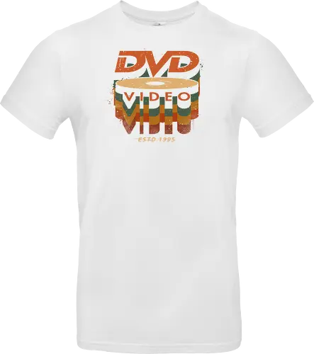 DVD Video 95 - Physical media, real media, dvd, cd, blu ray, digital code, real games, own game, own the game, 90s, 1995, gaming, gamergate - Standard T-Shirt