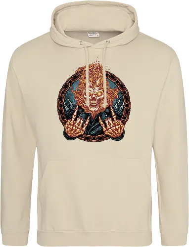 Rider from Hell - Comic, comics, comic book, antihero, movie, film, character, motorcyclist, Paranormal - Standard Hoodie