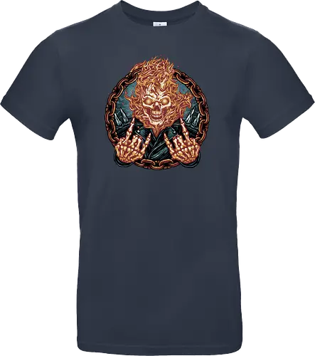Rider from Hell - Comic, comics, comic book, antihero, movie, film, character, motorcyclist, Paranormal - Standard T-Shirt
