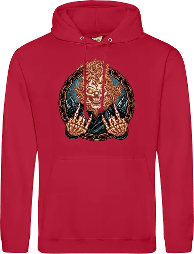 Rider from Hell - Comic, comics, comic book, antihero, movie, film, character, motorcyclist, Paranormal - Standard Hoodie