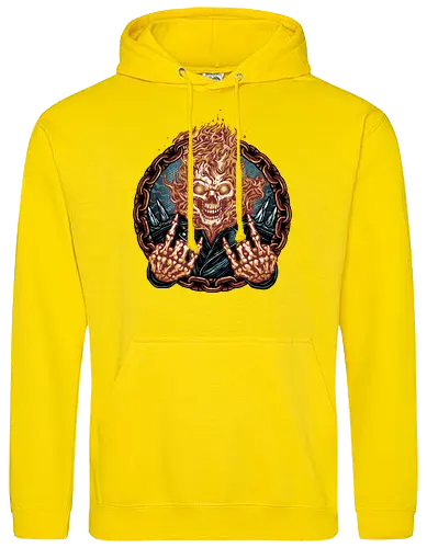 Rider from Hell - Comic, comics, comic book, antihero, movie, film, character, motorcyclist, Paranormal - Standard Hoodie