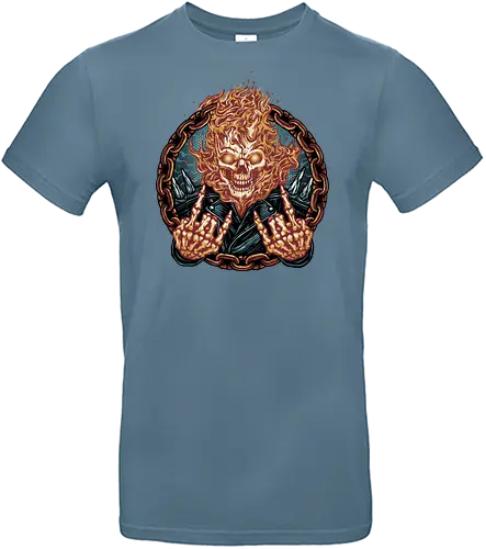 Rider from Hell - Comic, comics, comic book, antihero, movie, film, character, motorcyclist, Paranormal - Standard T-Shirt