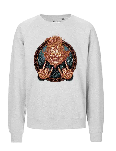 Rider from Hell - Comic, comics, comic book, antihero, movie, film, character, motorcyclist, Paranormal - Fairtrade Sweatshirt