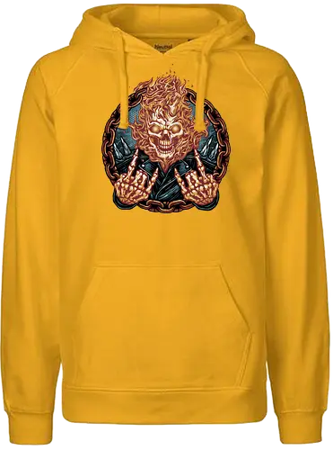 Rider from Hell - Comic, comics, comic book, antihero, movie, film, character, motorcyclist, Paranormal - Fairtrade Hoodie
