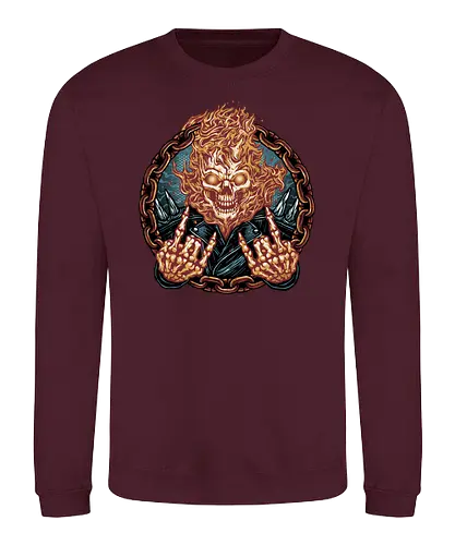 Rider from Hell - Comic, comics, comic book, antihero, movie, film, character, motorcyclist, Paranormal - Sweatshirt