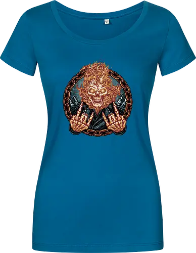 Rider from Hell - Comic, comics, comic book, antihero, movie, film, character, motorcyclist, Paranormal - Women T-Shirt