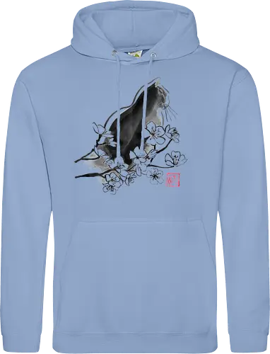 profil sakura cat - cat, sumie, japan - Standard Hoodie