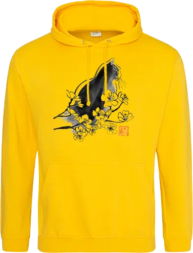 profil sakura cat - cat, sumie, japan - Standard Hoodie