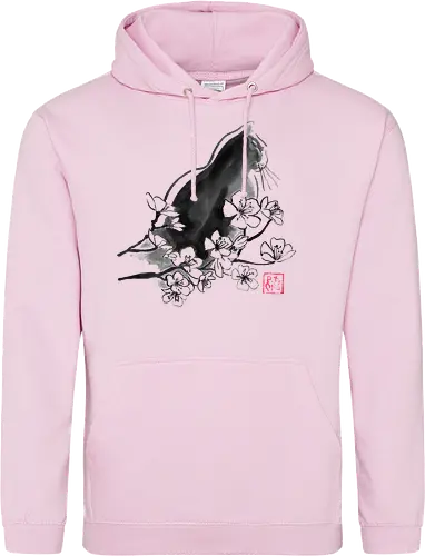 profil sakura cat - cat, sumie, japan - Standard Hoodie