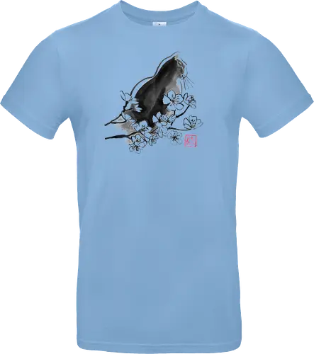 profil sakura cat - cat, sumie, japan - Standard T-Shirt