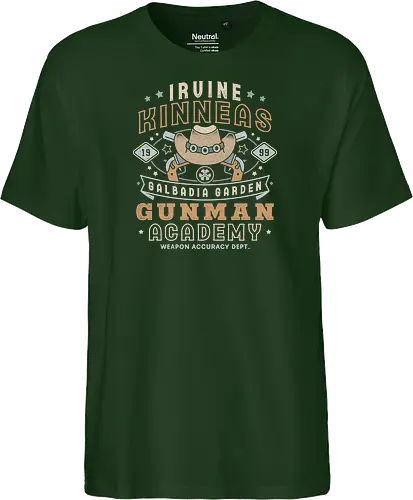 Irvine Kinneas Academy Grunge - fantasy, seed, video game, gaming, gamer, Squall, Rinoa, Cactus, fantasy 8, irvine kinneas, Kweh, Cloud, jrpg, irvine kinneas, Zell - Fairtrade T-Shirt
