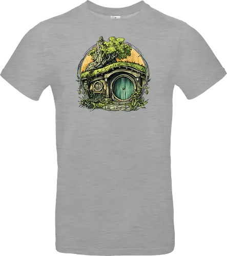 The Shire - lotr, hobbit, middle earth, bilbo, frodo baggins, Pen and Paper, green door, Wizard, fantasy novel, ttrpg gift, one ring, dark lord, sauron - Standard T-Shirt