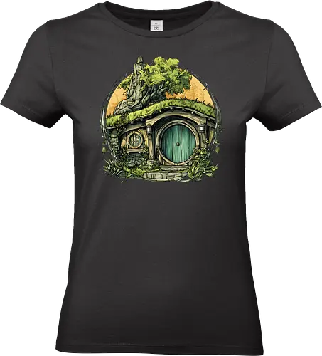 The Shire - lotr, hobbit, middle earth, bilbo, frodo baggins, Pen and Paper, green door, Wizard, fantasy novel, ttrpg gift, one ring, dark lord, sauron - Standard T-Shirt (Women)
