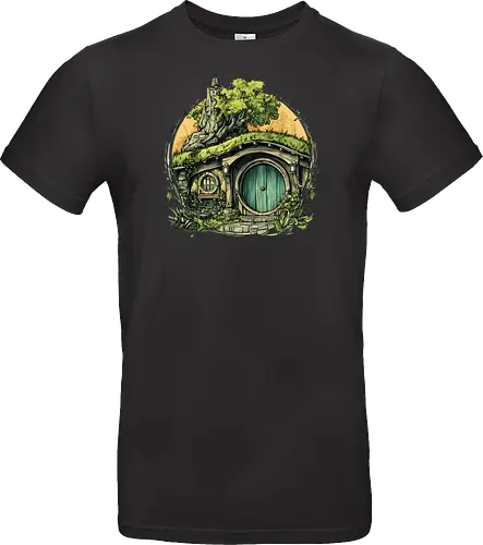 The Shire - lotr, hobbit, middle earth, bilbo, frodo baggins, Pen and Paper, green door, Wizard, fantasy novel, ttrpg gift, one ring, dark lord, sauron - Standard T-Shirt