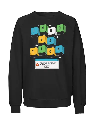 The Code Cycle - technology, geek, nerd, retro, computer, funny, humor, programming, system, irony, software, developer - Fairtrade Sweatshirt