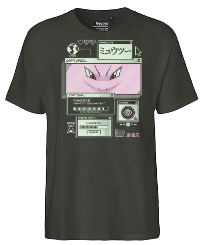 Psychic System - anime, retro, pixel, gaming, mystery, japanese, nostalgia, geek, nerd, purple, legend, psychic - Fairtrade T-Shirt