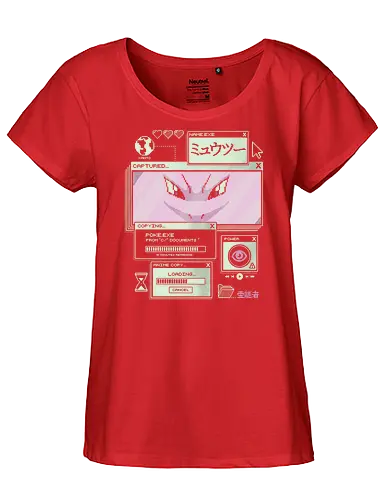 Psychic System - anime, retro, pixel, gaming, mystery, japanese, nostalgia, geek, nerd, purple, legend, psychic - Fairtrade Girl Shirt