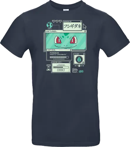 Botanical Data - anime, retro, pixel, gaming, plant, japanese, nostalgia, geek, nerd, green, seed, forest - Standard T-Shirt
