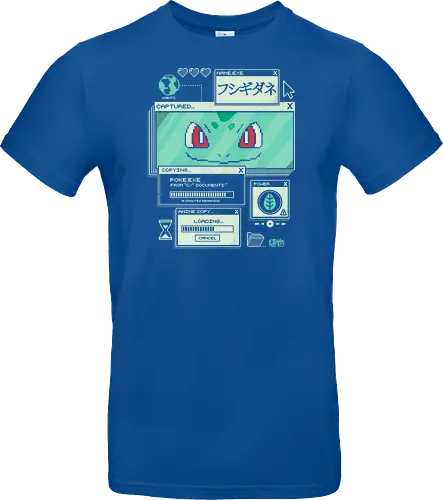 Botanical Data - anime, retro, pixel, gaming, plant, japanese, nostalgia, geek, nerd, green, seed, forest - Standard T-Shirt
