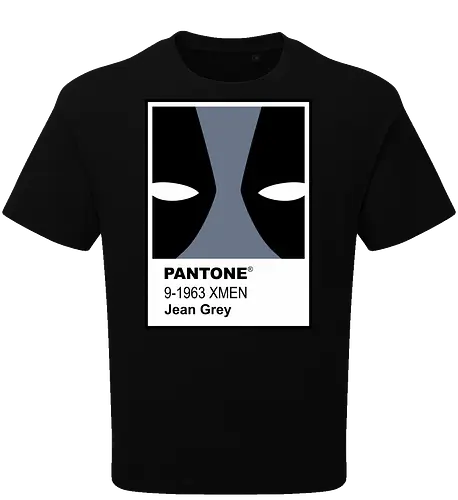 dead grey  - xmen, Antihero, superhero, mutant, cool, parody, pantone, colour, antihero, simple - Oversize T-Shirt