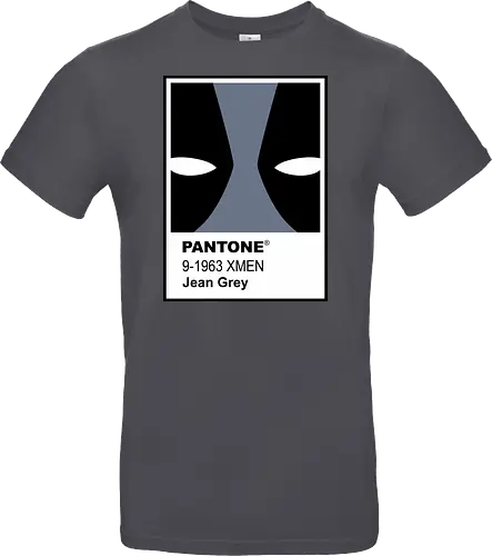 dead grey  - xmen, Antihero, superhero, mutant, cool, parody, pantone, colour, antihero, simple - Standard T-Shirt