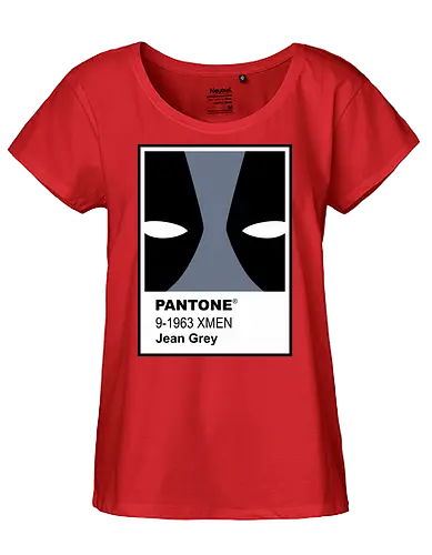 dead grey  - xmen, Antihero, superhero, mutant, cool, parody, pantone, colour, antihero, simple - Fairtrade Girl Shirt