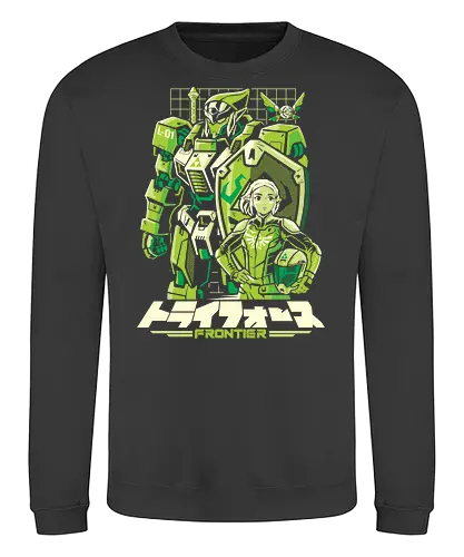 Triad frontier - Hero of Time, ganon, game, gaming, video game, anime, mecha, robot, gundam, mashup, japan, legend - Sweatshirt