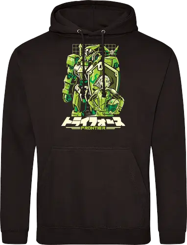 Triad frontier - Hero of Time, ganon, game, gaming, video game, anime, mecha, robot, gundam, mashup, japan, legend - Standard Hoodie