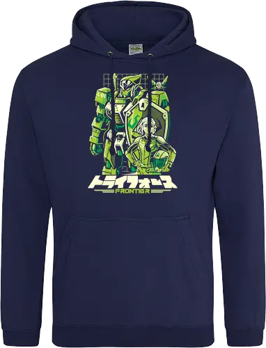 Triad frontier - Hero of Time, ganon, game, gaming, video game, anime, mecha, robot, gundam, mashup, japan, legend - Standard Hoodie